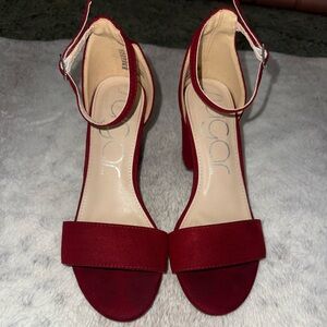 Elegant Red Women's Heals